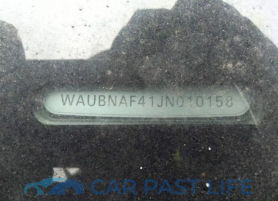 WAUBNAF41JN010158# 9