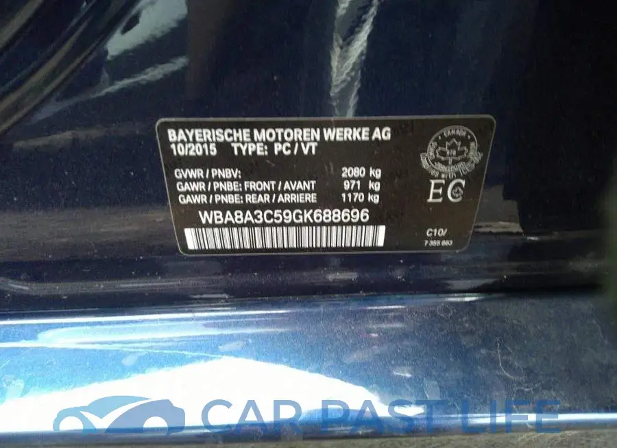 WBA8A3C59GK688696# 9