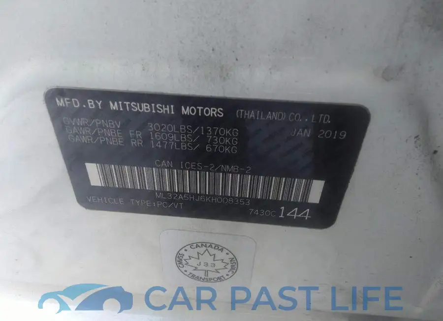 ML32A5HJ6KH008353# 9