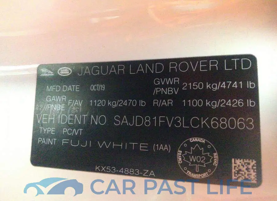 SAJD81FV3LCK68063# 9