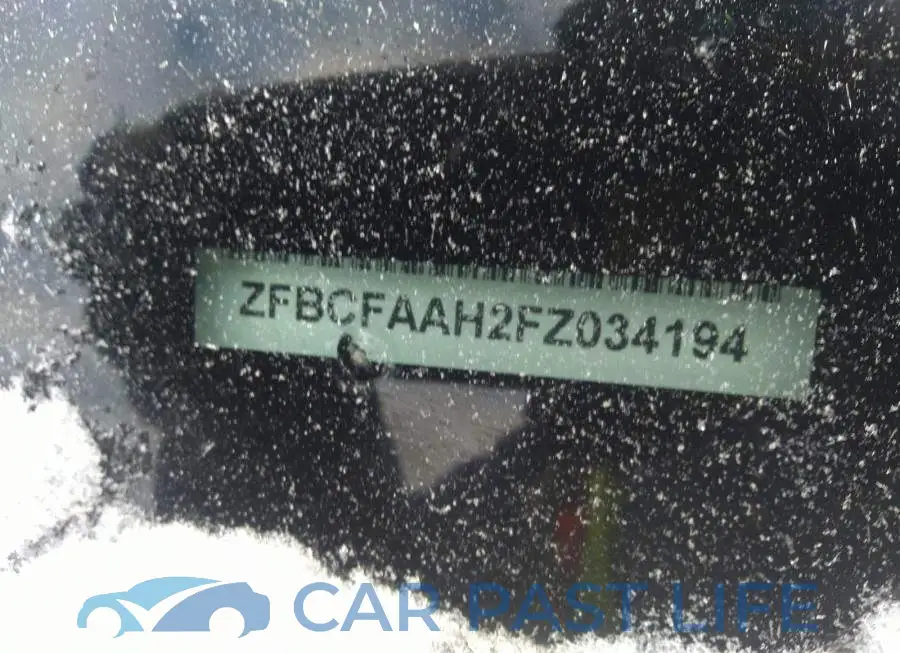ZFBCFAAH2FZ034194# 9
