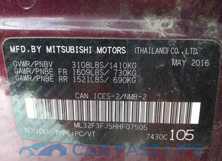 ML32F3FJ5HHF07505# 9