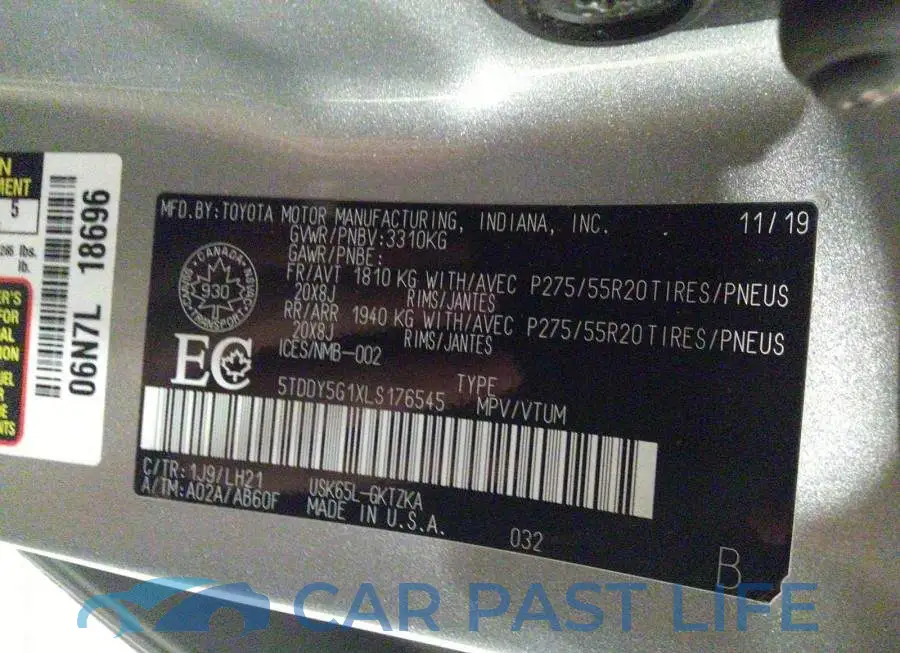 5TDDY5G1XLS176545# 9