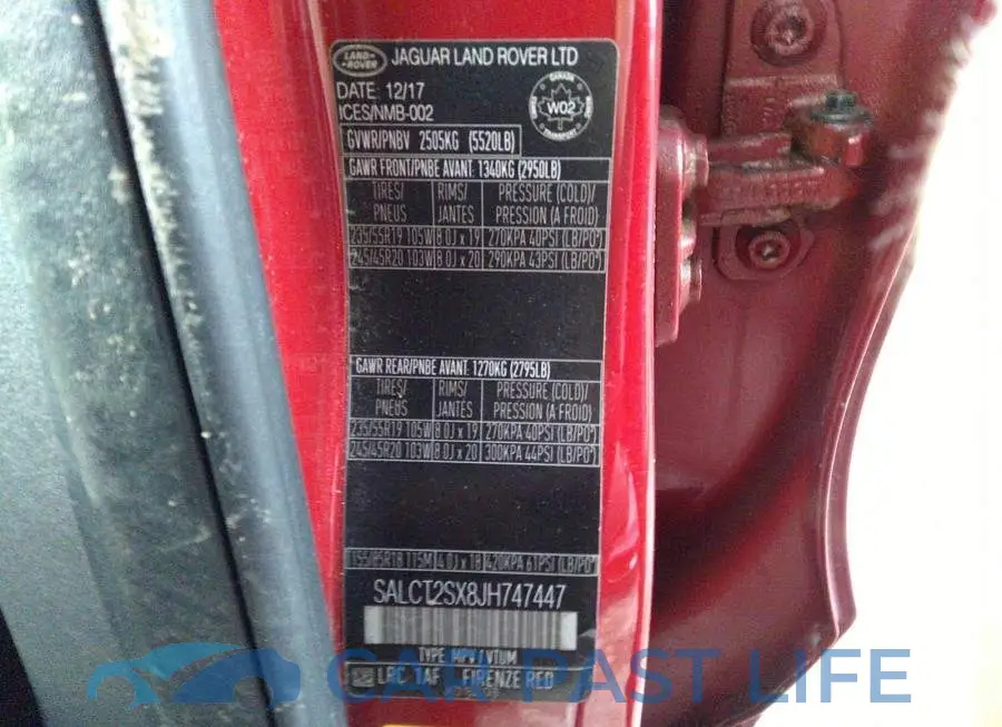 SALCT2SX8JH747447# 9