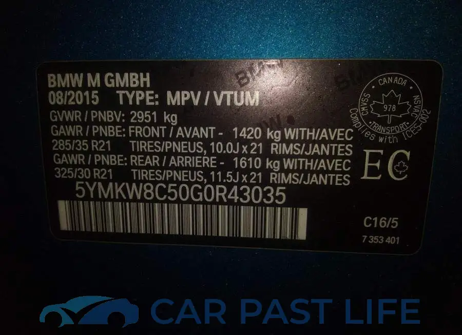 5YMKW8C50G0R43035# 9