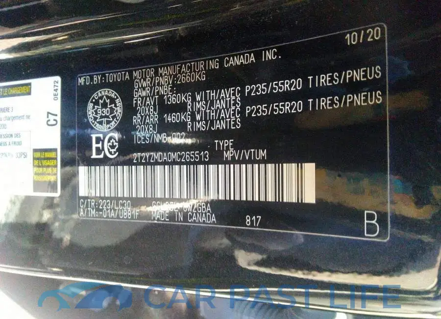 2T2YZMDA0MC265513# 9