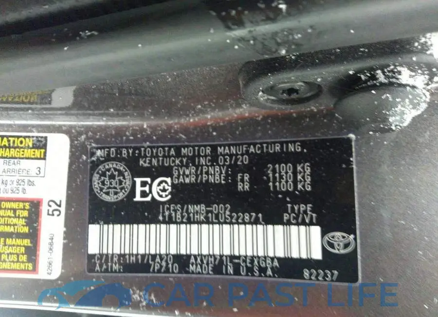 4T1B21HK1LU522871# 9