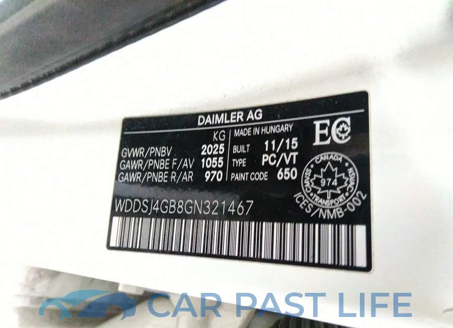 WDDSJ4GB8GN321467# 9