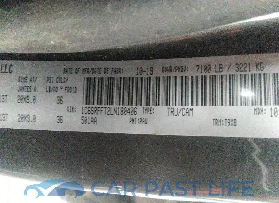 1C6SRFFT2LN180406# 9