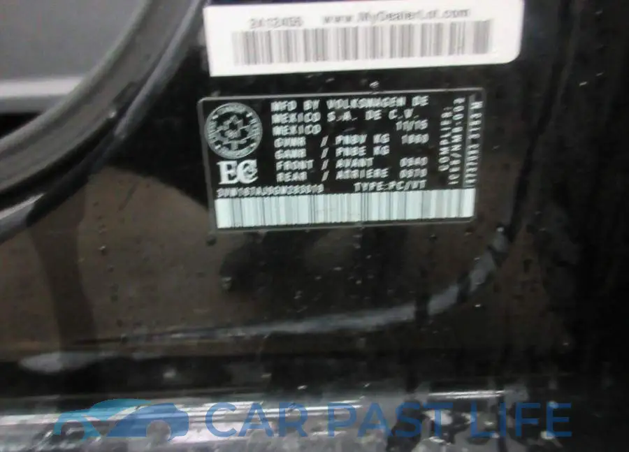 3VW167AJ9GM283019# 8