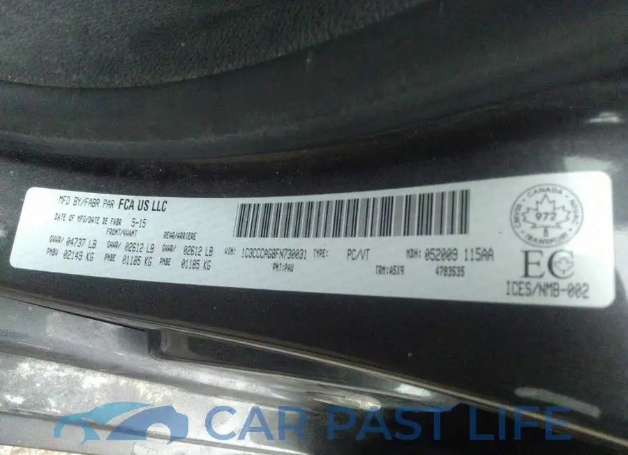 1C3CCCAG8FN730031# 9