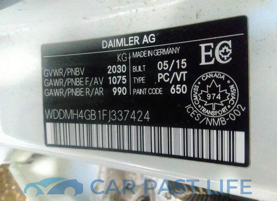 WDDMH4GB1FJ337424# 9