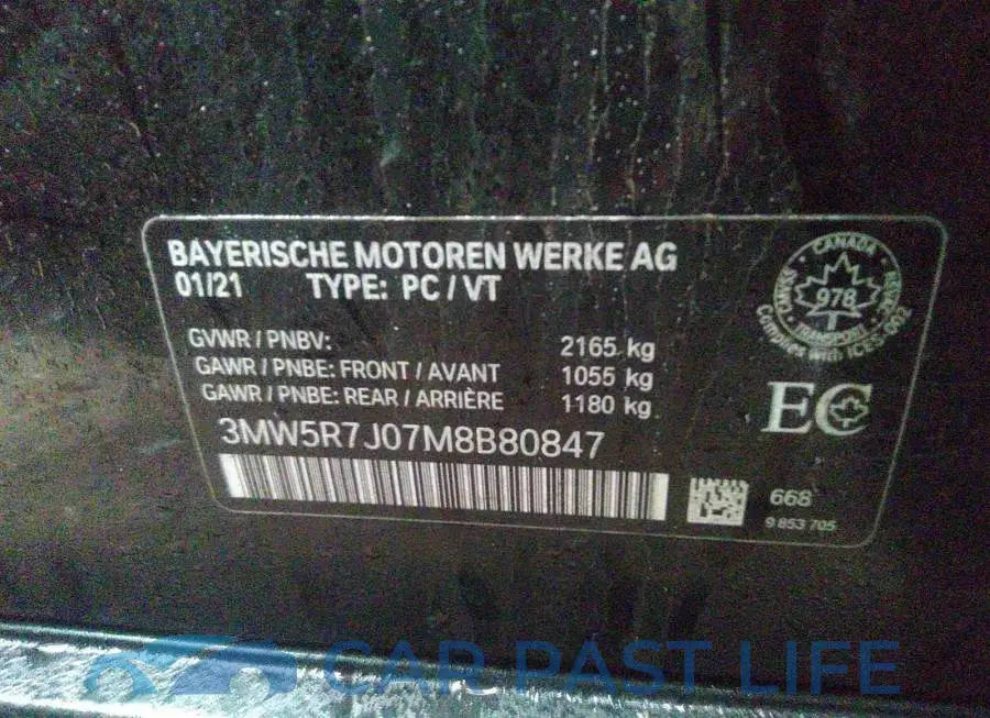 3MW5R7J07M8B80847# 9