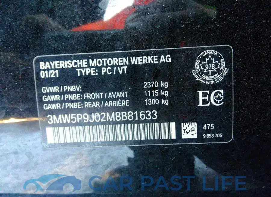3MW5P9J02M8B81633# 9