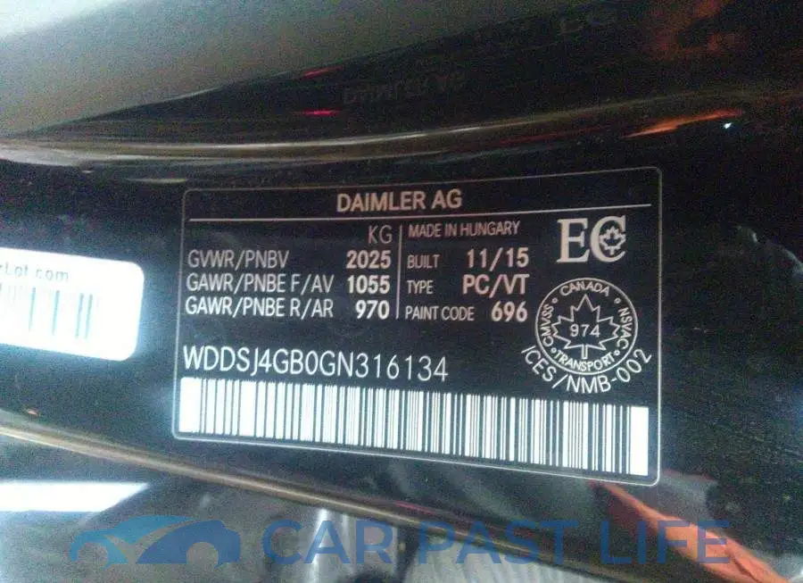 WDDSJ4GB0GN316134# 9