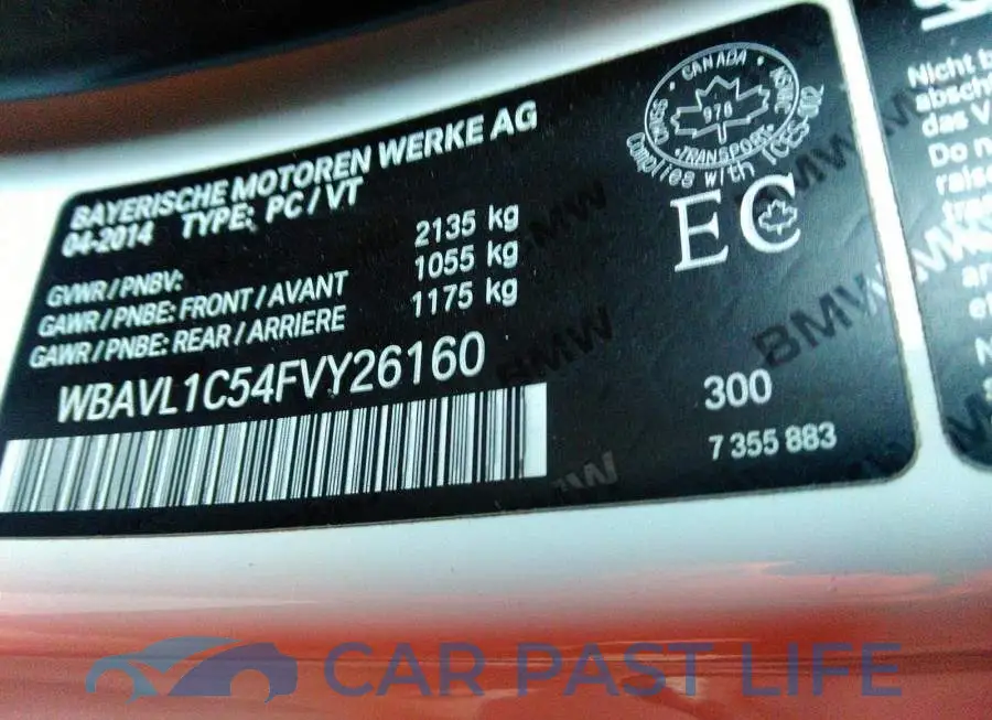 WBAVL1C54FVY26160# 9
