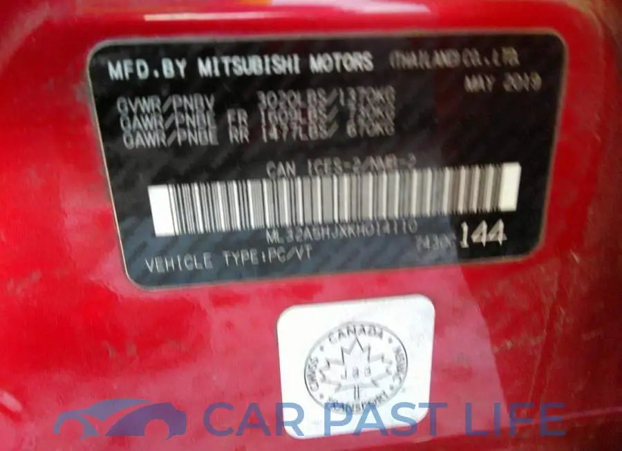 ML32A5HJXKH014110# 9