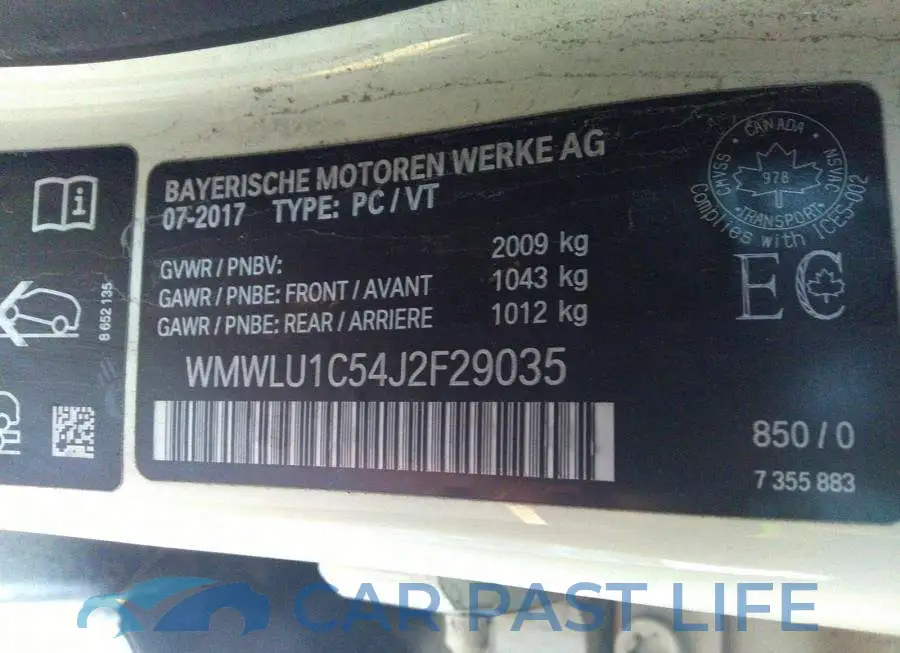 WMWLU1C54J2F29035# 9