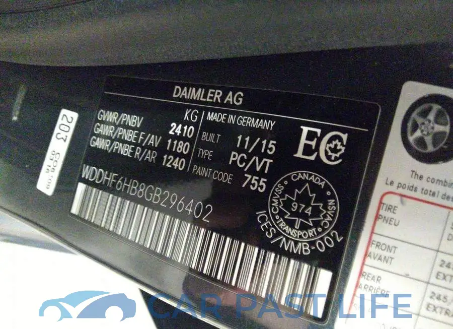WDDHF6HB8GB296402# 9