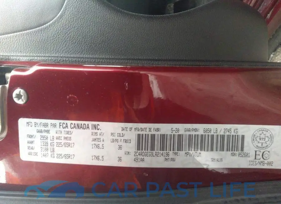 2C4RDGEG9LR214196# 9