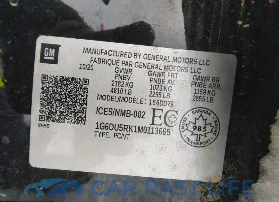 1G6DU5RK1M0113665# 9