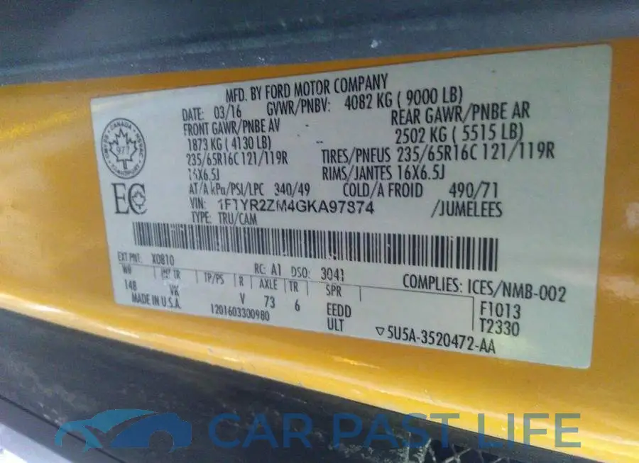 1FTYR2ZM4GKA97874# 9