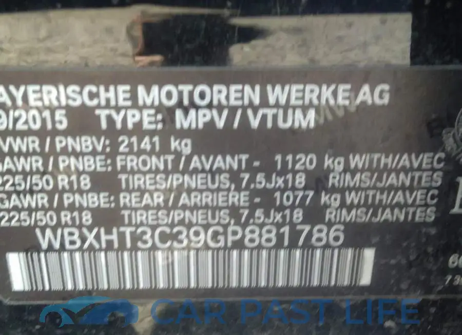 WBXHT3C39GP881786# 9