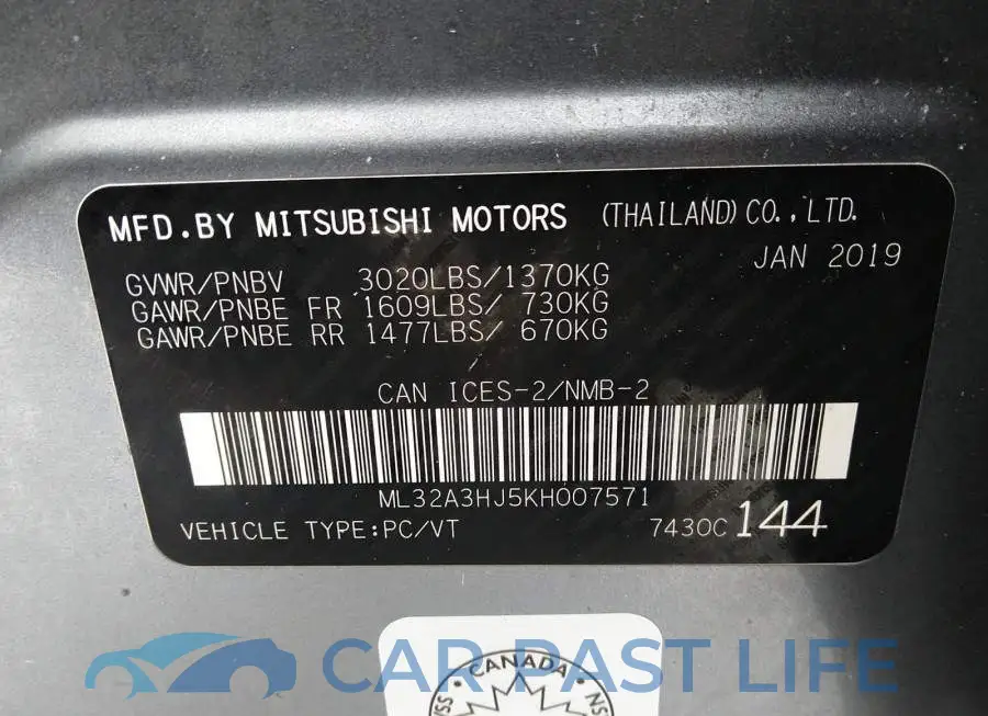 ML32A3HJ5KH007571# 9