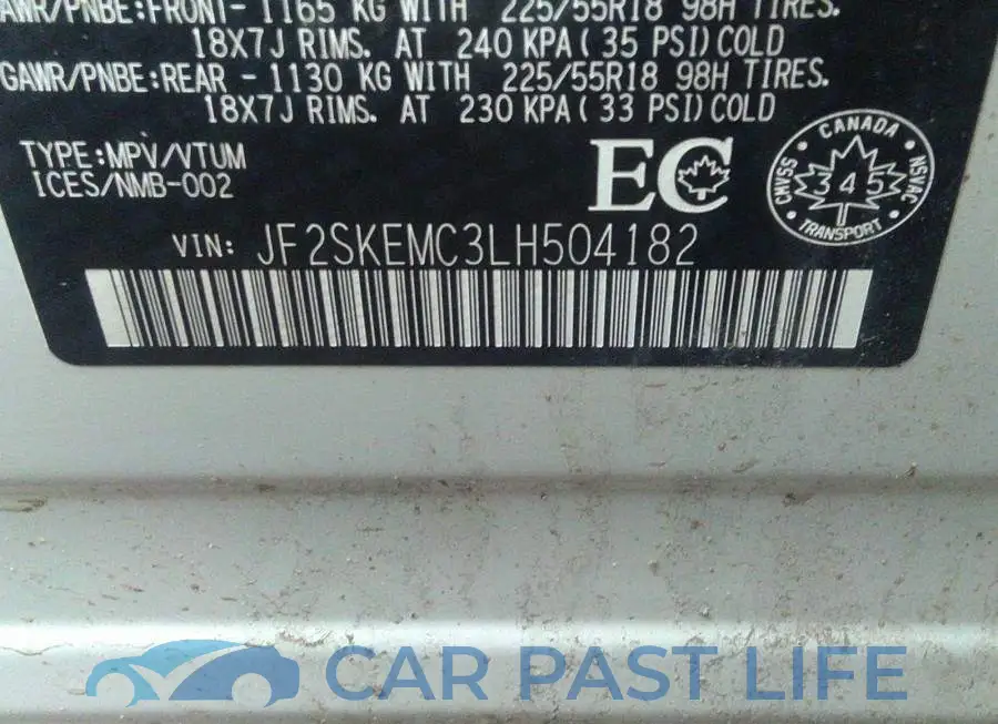 JF2SKEMC3LH504182# 9