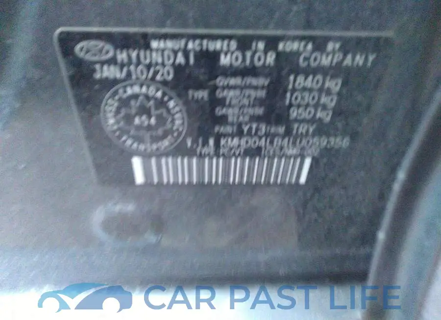 KMHD04LB4LU059356# 9