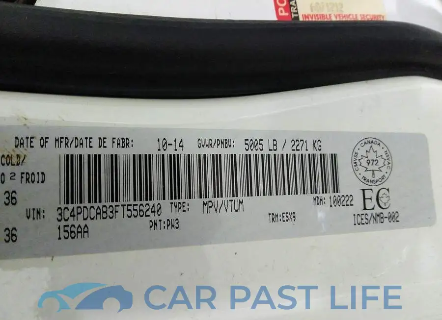 3C4PDCAB3FT556240# 9