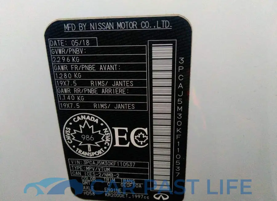 3PCAJ5M30KF110537# 9