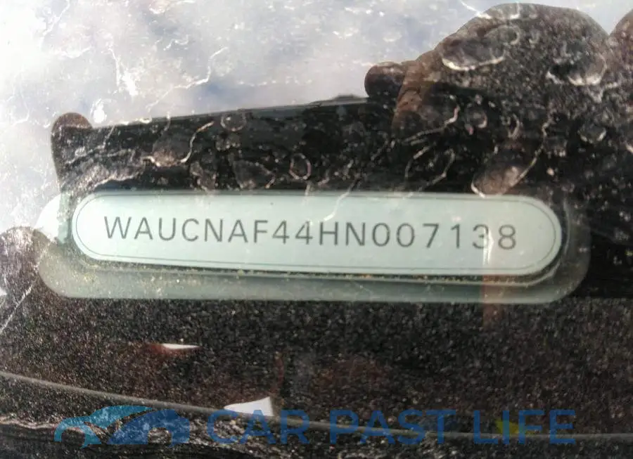 WAUCNAF44HN007138# 9
