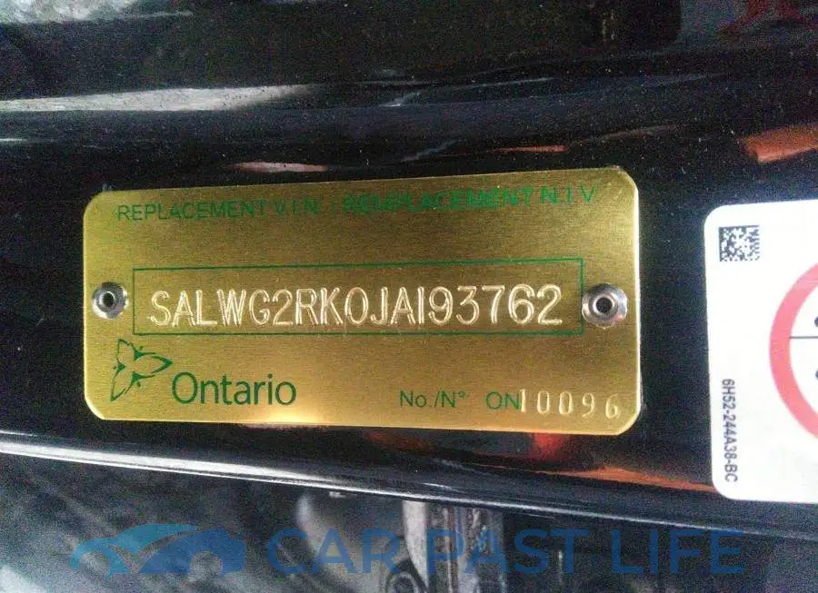 SALWG2RK0JA193762# 9