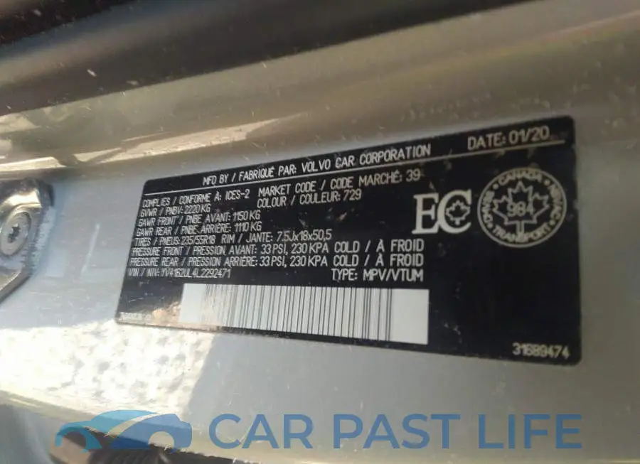 YV4162UL4L2292471# 9