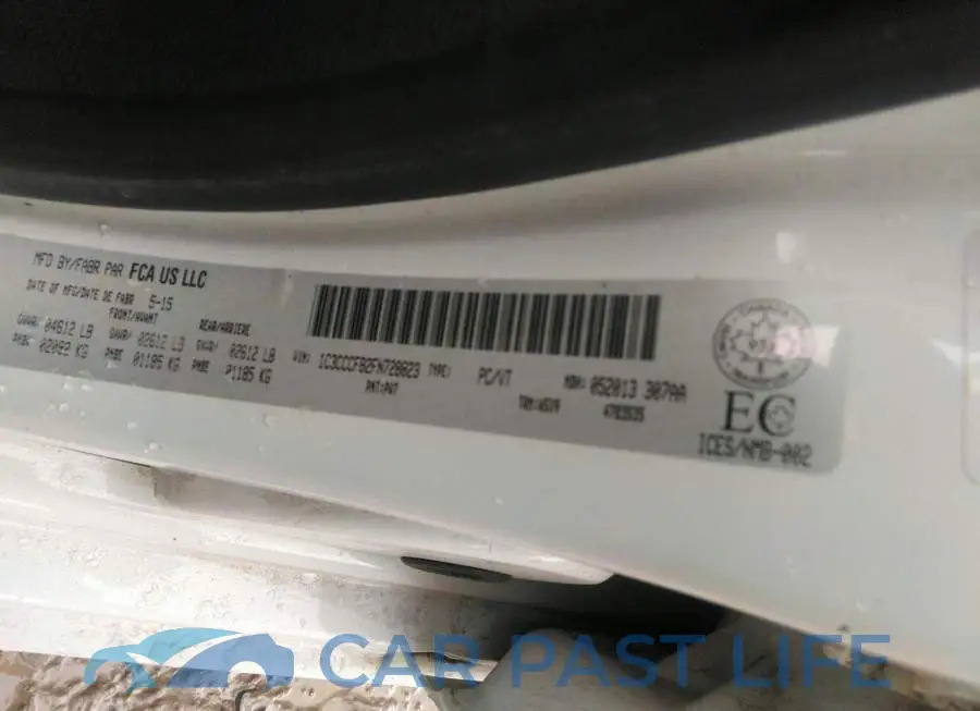1C3CCCFB2FN728823# 9