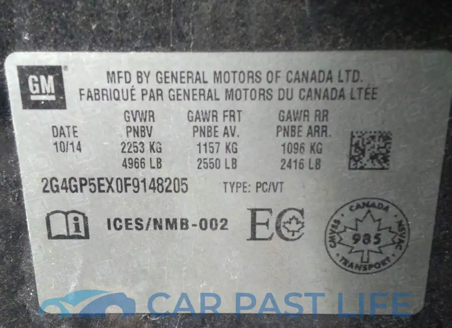 2G4GP5EX0F9148205# 9