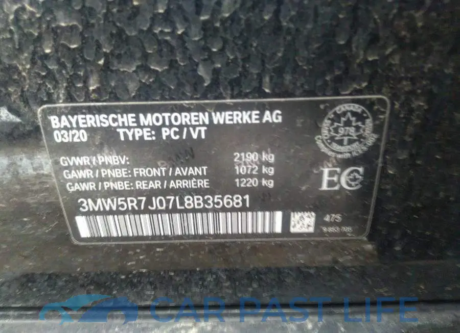 3MW5R7J07L8B35681# 9