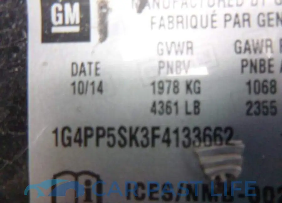 1G4PP5SK3F4133662# 9