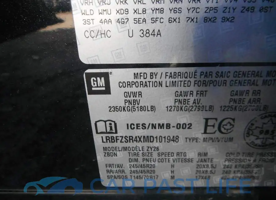 LRBFZSR4XMD101948# 9