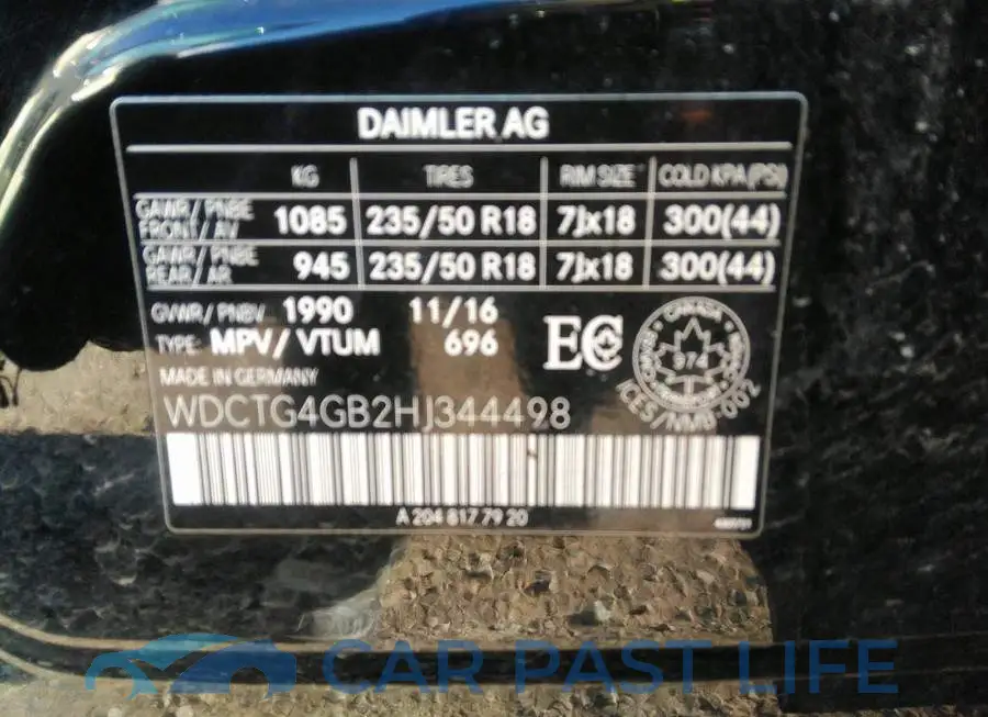 WDCTG4GB2HJ344498# 9