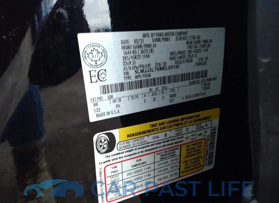 5LMJJ3LT6MEL05142# 9