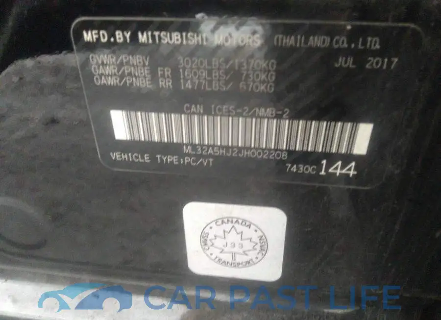 ML32A5HJ2JH002208# 9