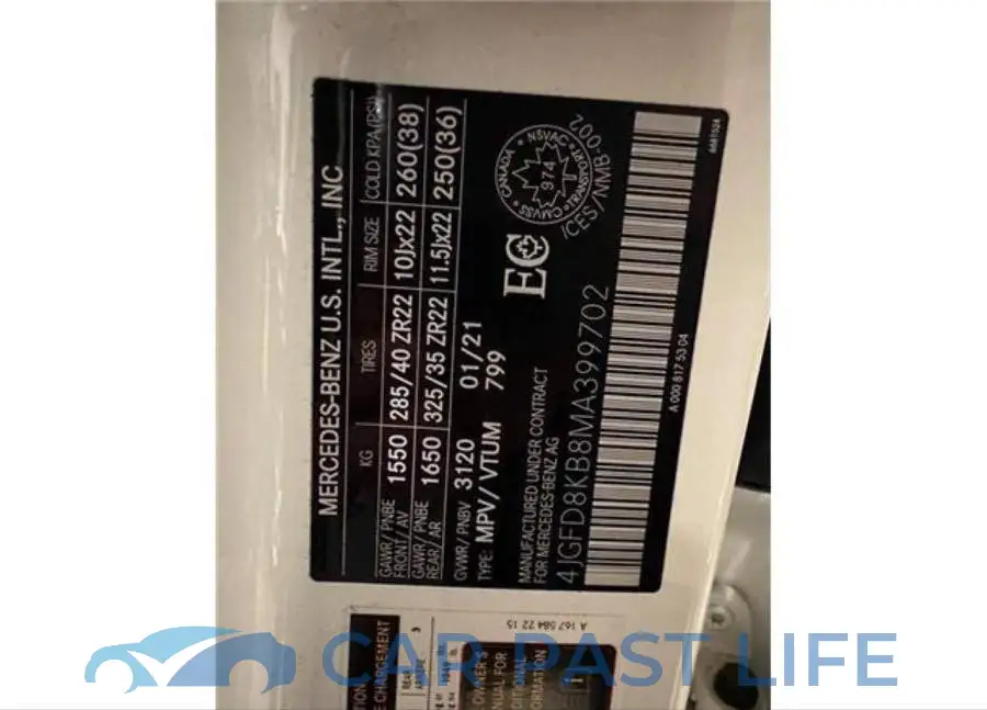 4JGFD8KB8MA399702# 9