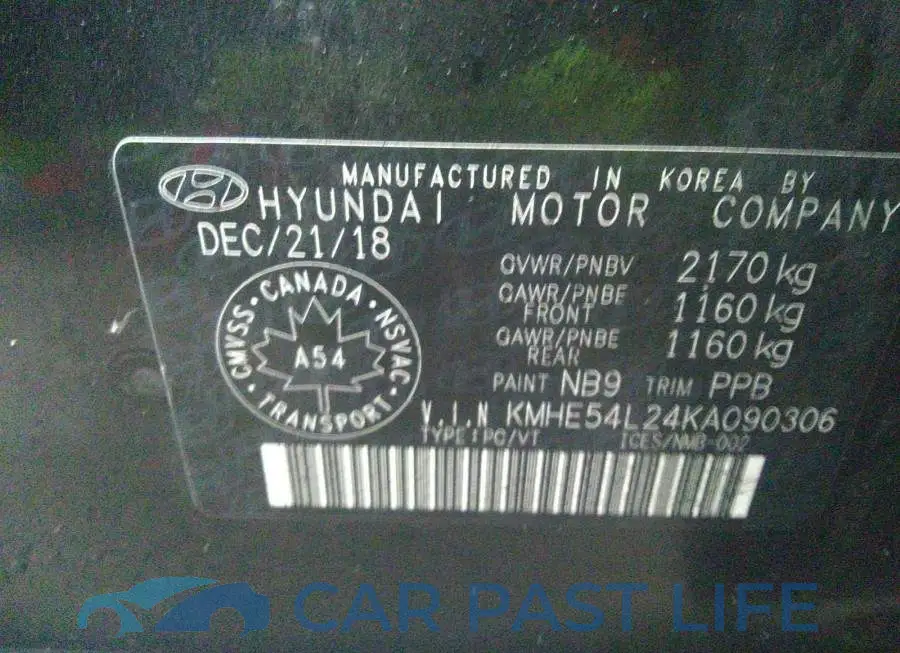 KMHE54L24KA090306# 9