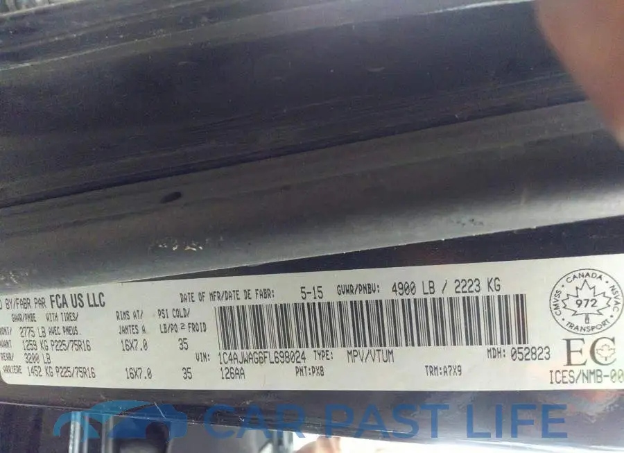 1C4AJWAG6FL698024# 9