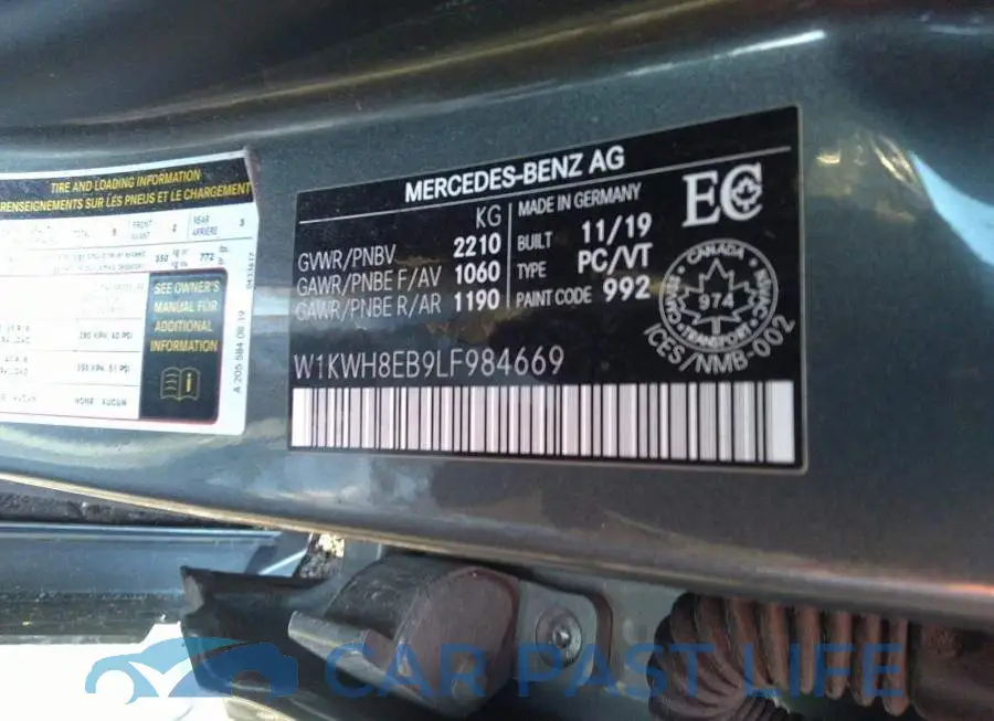 W1KWH8EB9LF984669# 9