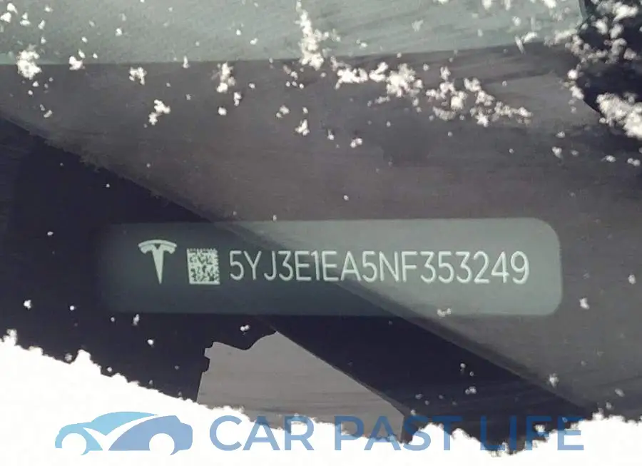 5YJ3E1EA5NF353249# 9
