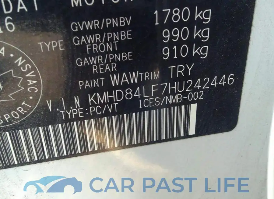 KMHD84LF7HU242446# 9