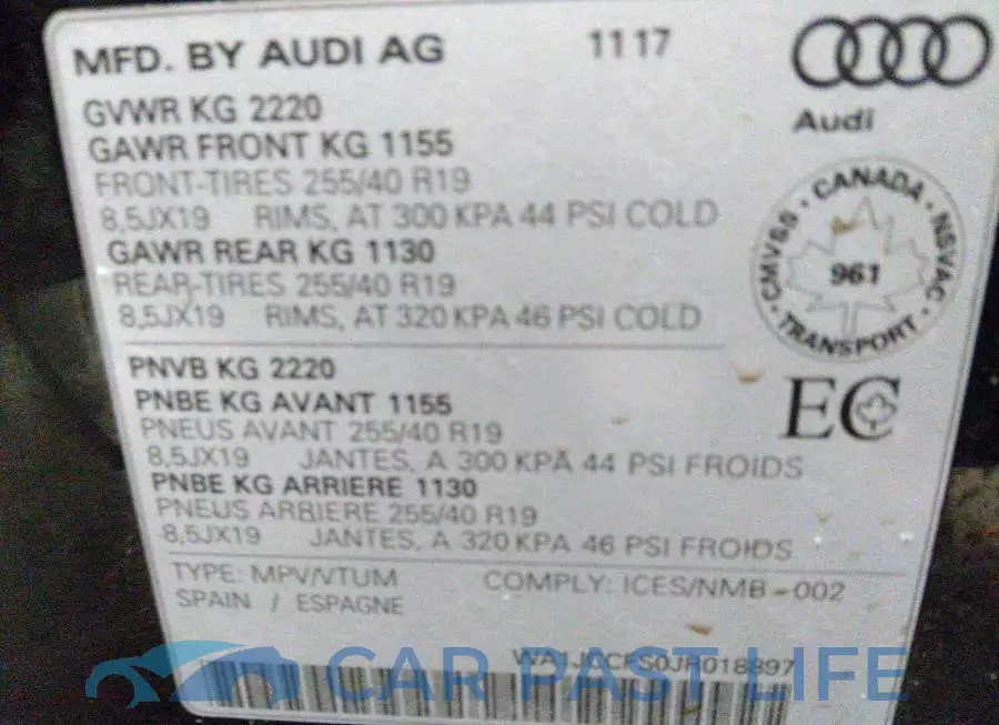 WA1JCCFS0JR018897# 9